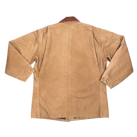 Viintage Carhartt C01 BRN Men’s 42 Reg Chore Jacket Barn Coat Union Made USA - Picture 11 of 16